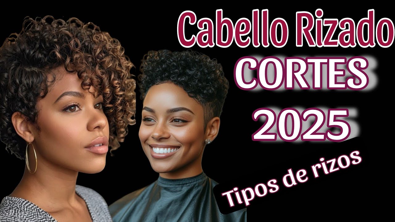 CORTES de CABELLO RIZADO MODERNOS en TENDENCIA DE MODA 2025| Renueva tu imagen con  estos CORTES