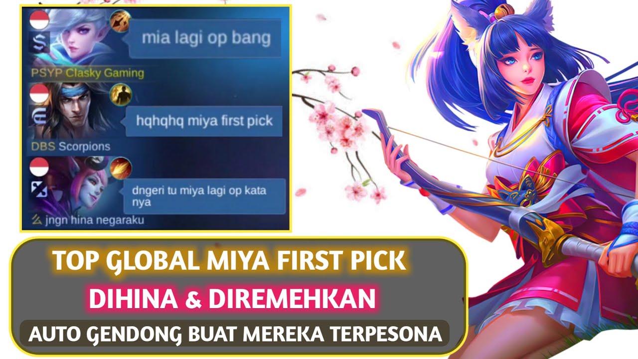 Top Global Mia Frist Pick Di Bacoti, Auto Gendong Buat Mereka Terpesona!