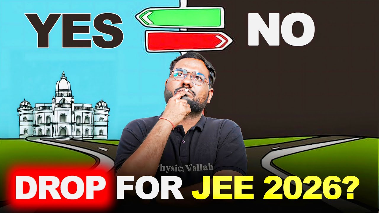 DROP For JEE 2026 WORTH IT ??🤔 || YES or NO?? || BIG MISTAKE😱