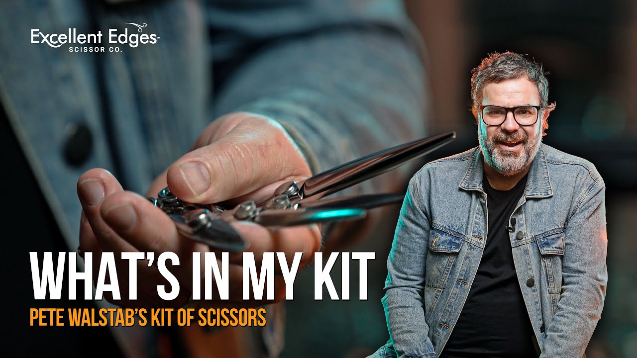 A PROFESSIONAL SCISSOR KIT | What scissors are in Pete Walstab's kit | EXCELLENT EDGES