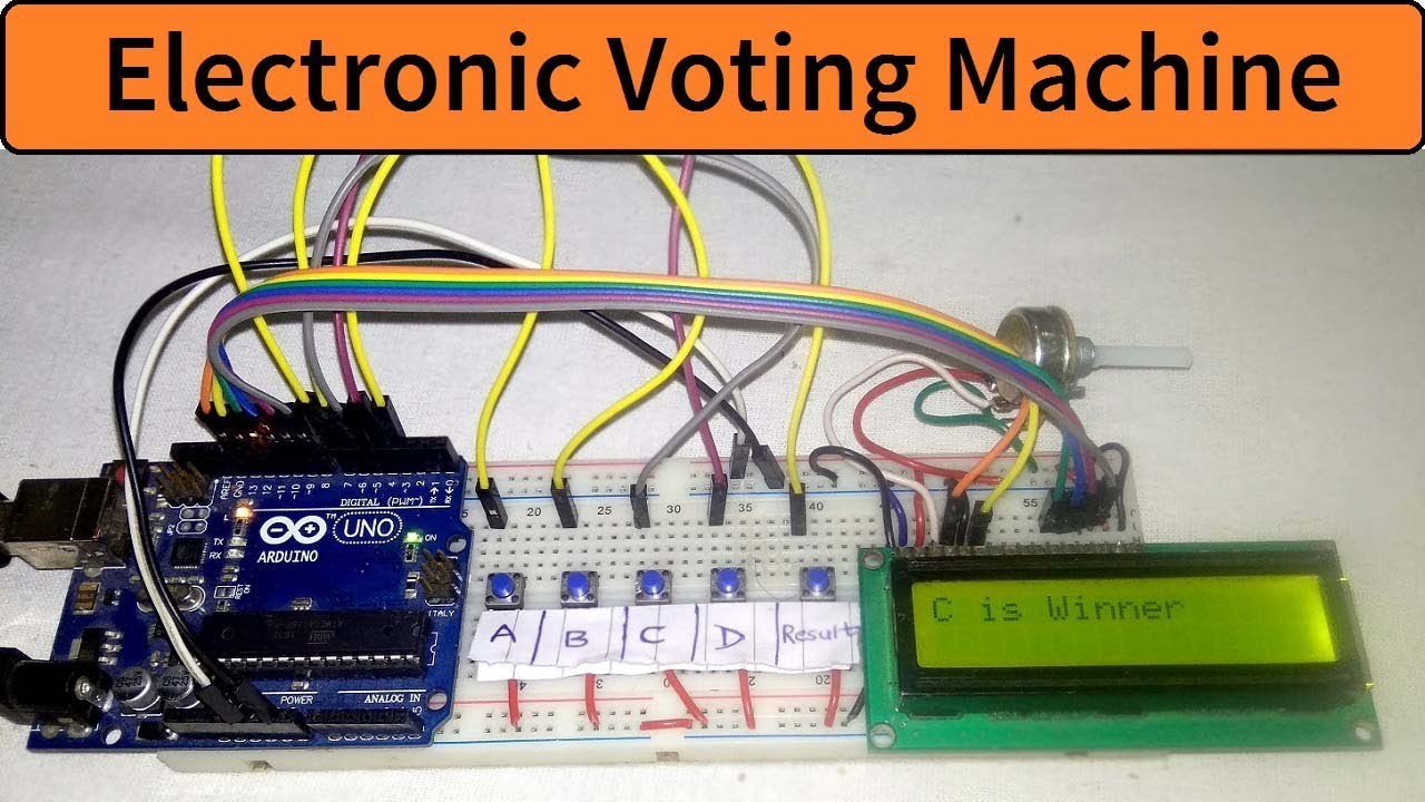 Smart Electronic Voting Machine Using Arduino