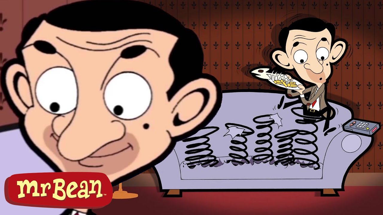 The SOFA | Mr Bean Animated | Funny Clips | Cartoons for Kids