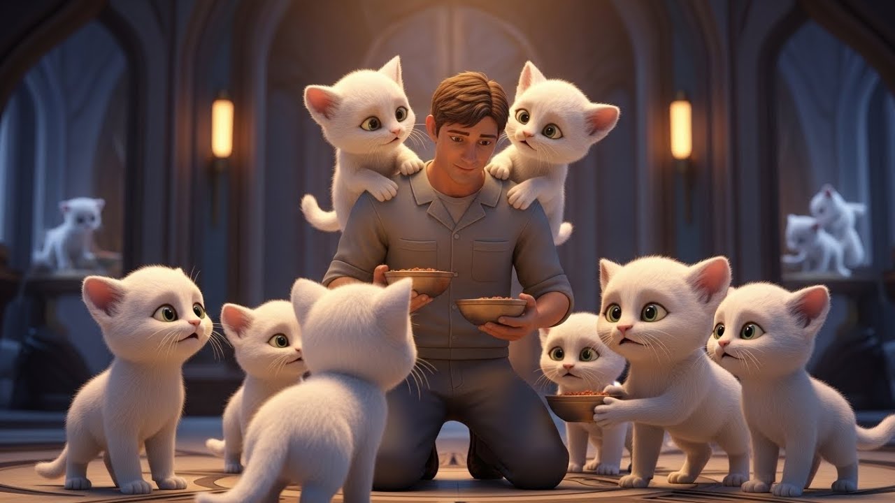 The Alien cat Queen Fired 15 Nannies in 2 Months… Until the Human Single Dad Janitor in the Palace