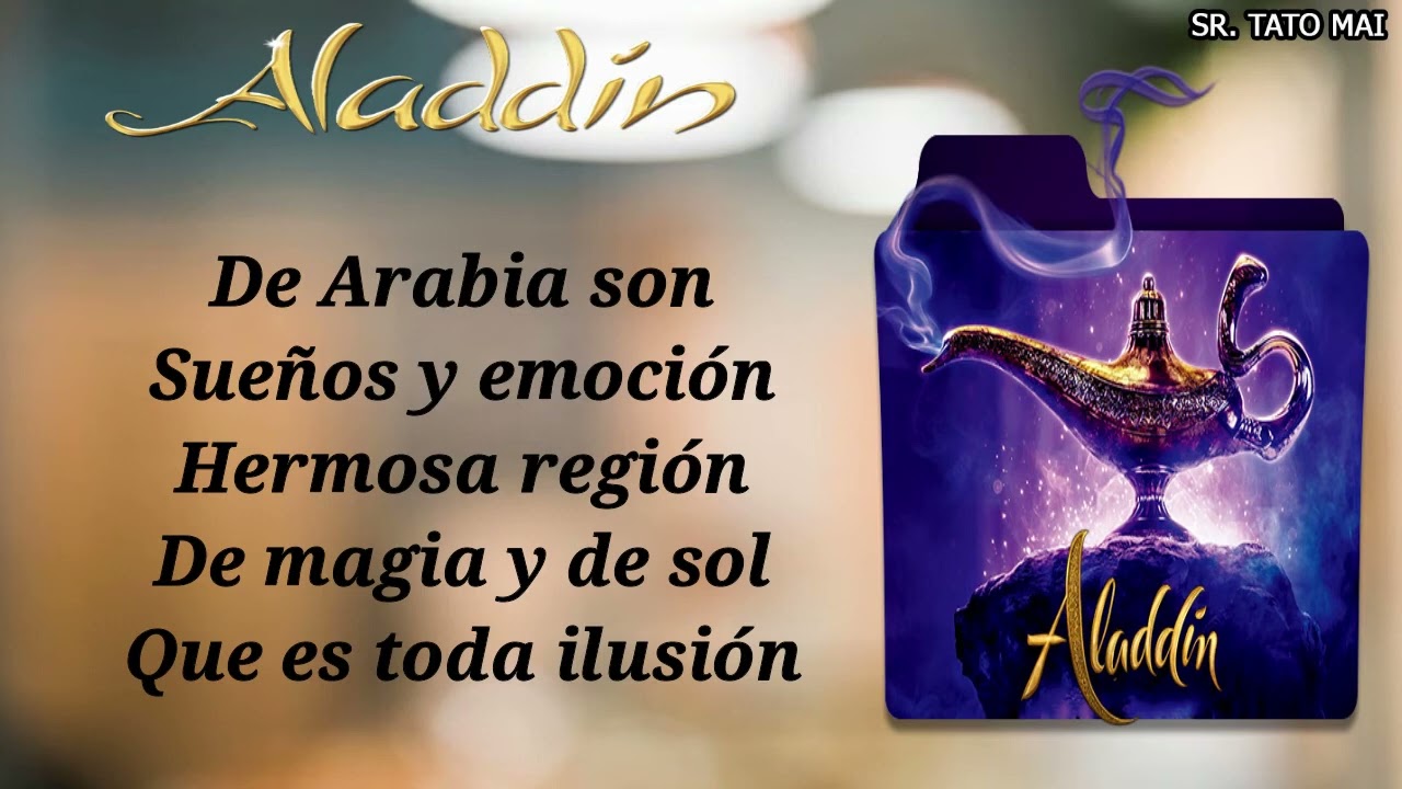 Aladdin 2019   Noches De Arabia Latino Letra