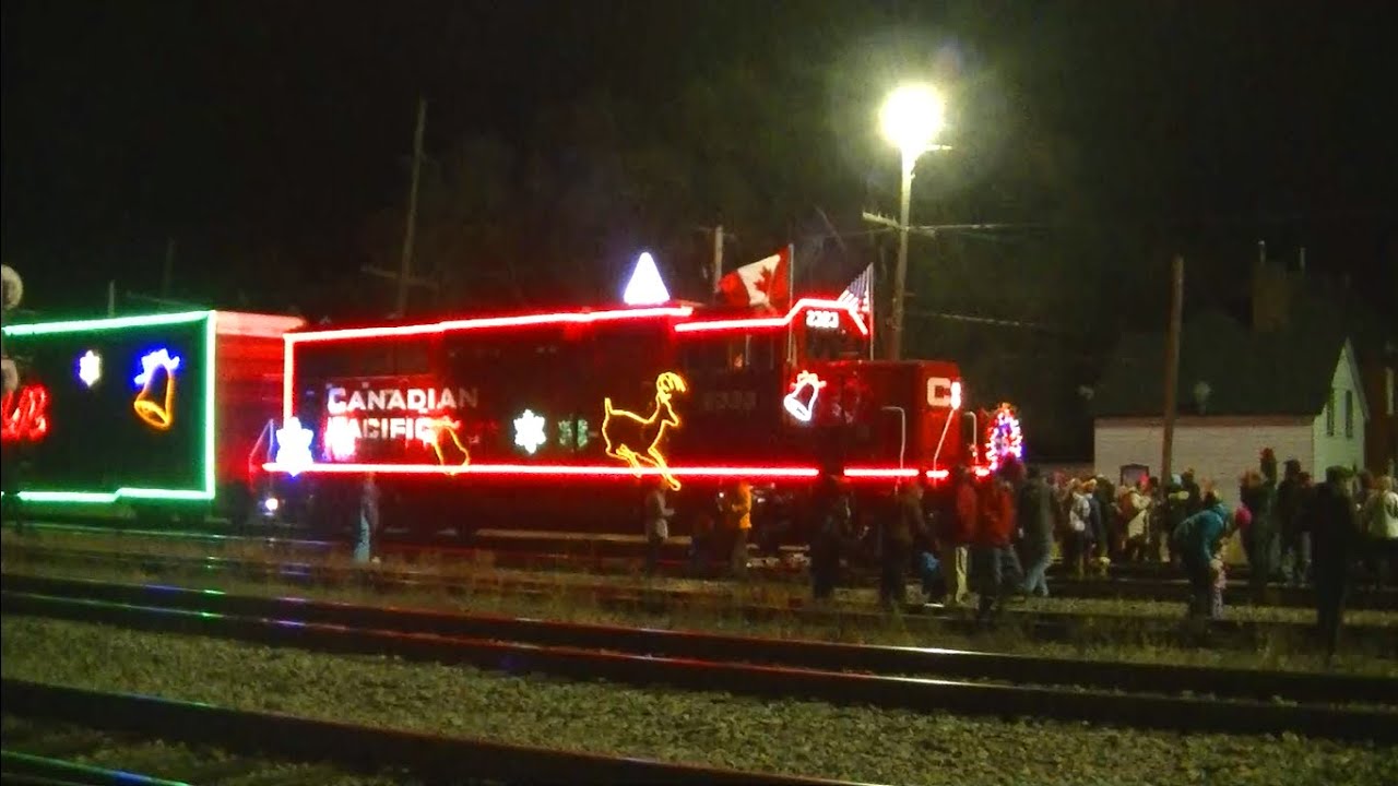 2015 Canadian Pacific Holiday Train 01H Chase! After CP 551