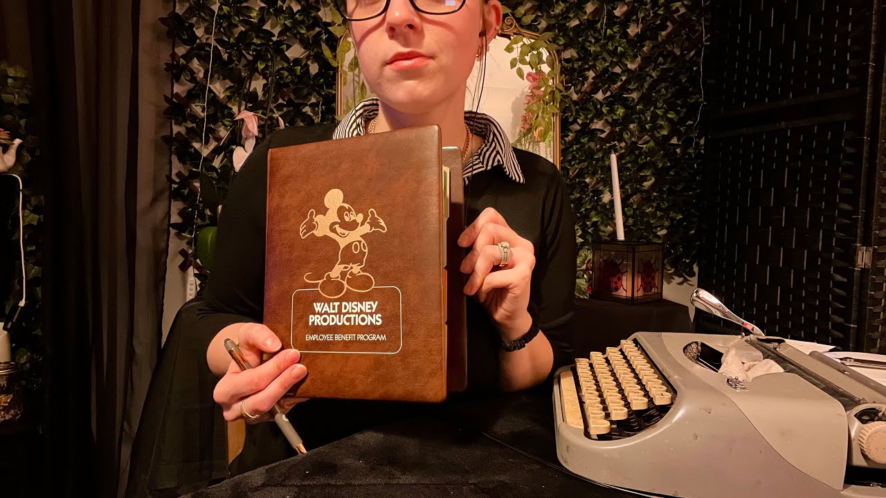 ASMR New Employee Onboarding | Writing, Typewriter, Paper Sounds, Soft Spoken