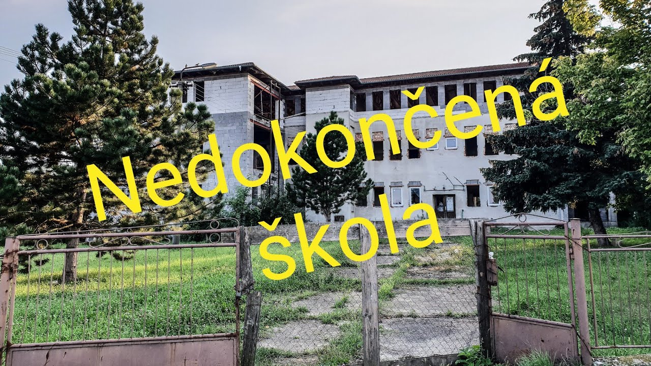Opustené miesto - nedostavaná Škola - Kolíňany - Urbex dokument Slovensko