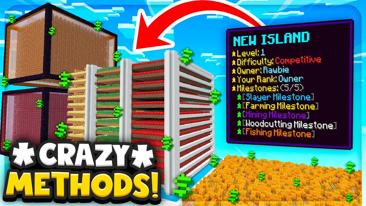 LEAKING THE *CRAZIEST* ISLAND TOP METHODS! | Minecraft Skyblock | Complex Gaming [12]