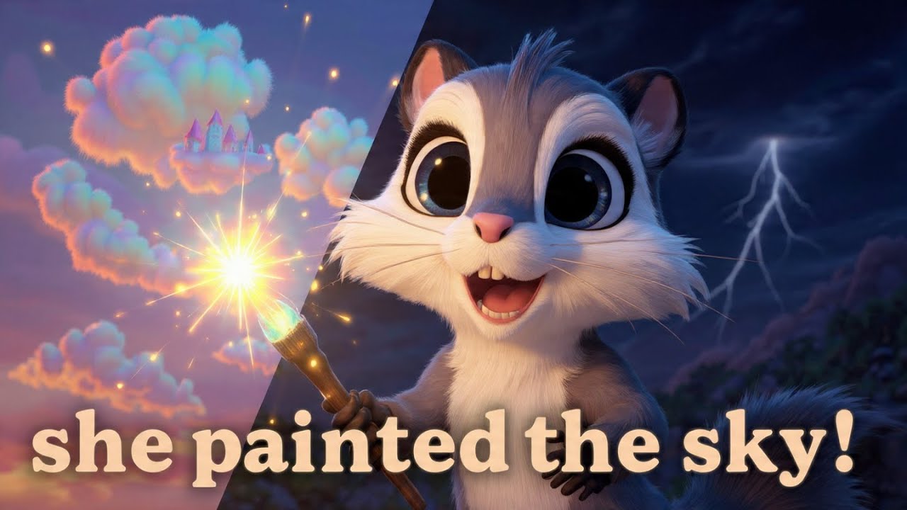 She Painted the Sky… And Everything Changed 🌈✨ | Magical Moral Story for Kids & Teens