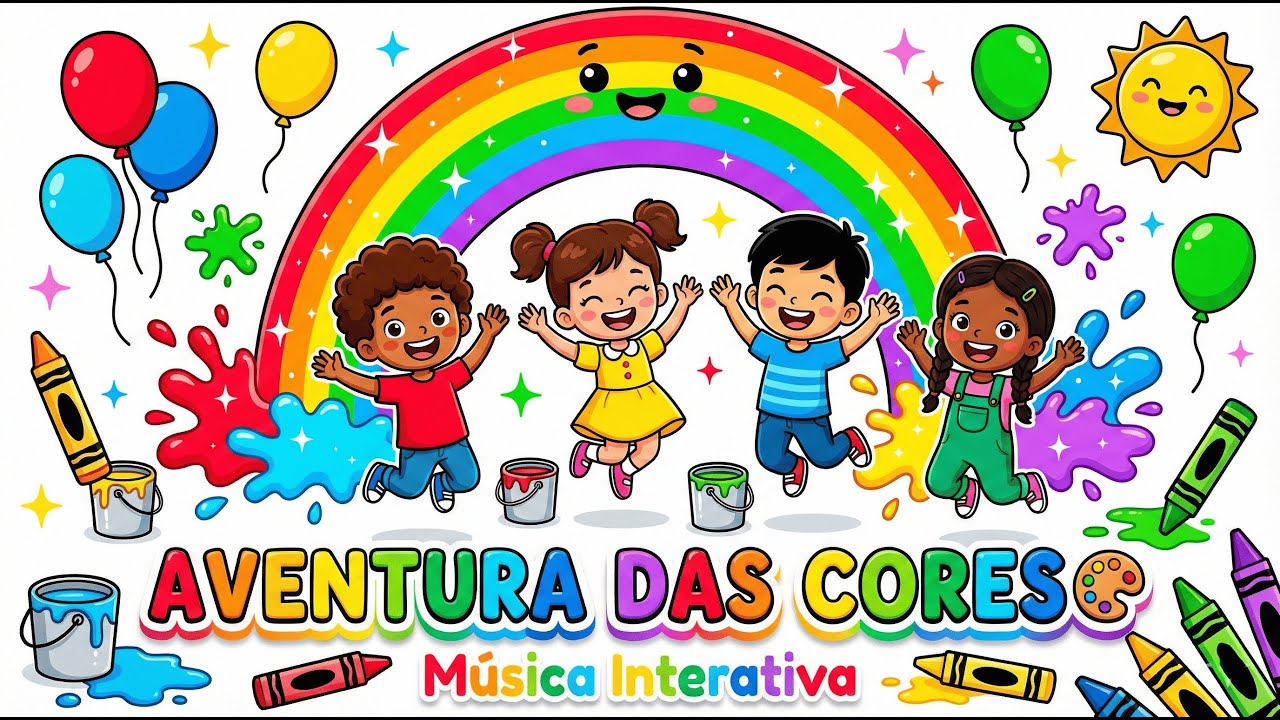 🕒 5 MINUTOS DE CORES E BRINCADEIRAS! 🎈 Vídeo Completo para Crianças 🚀