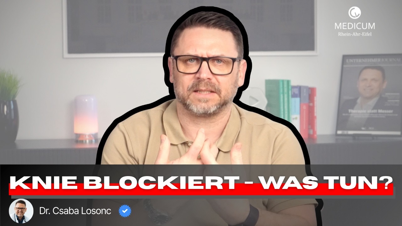 Knie blockiert? Die wahre Ursache (und was sofort hilft)