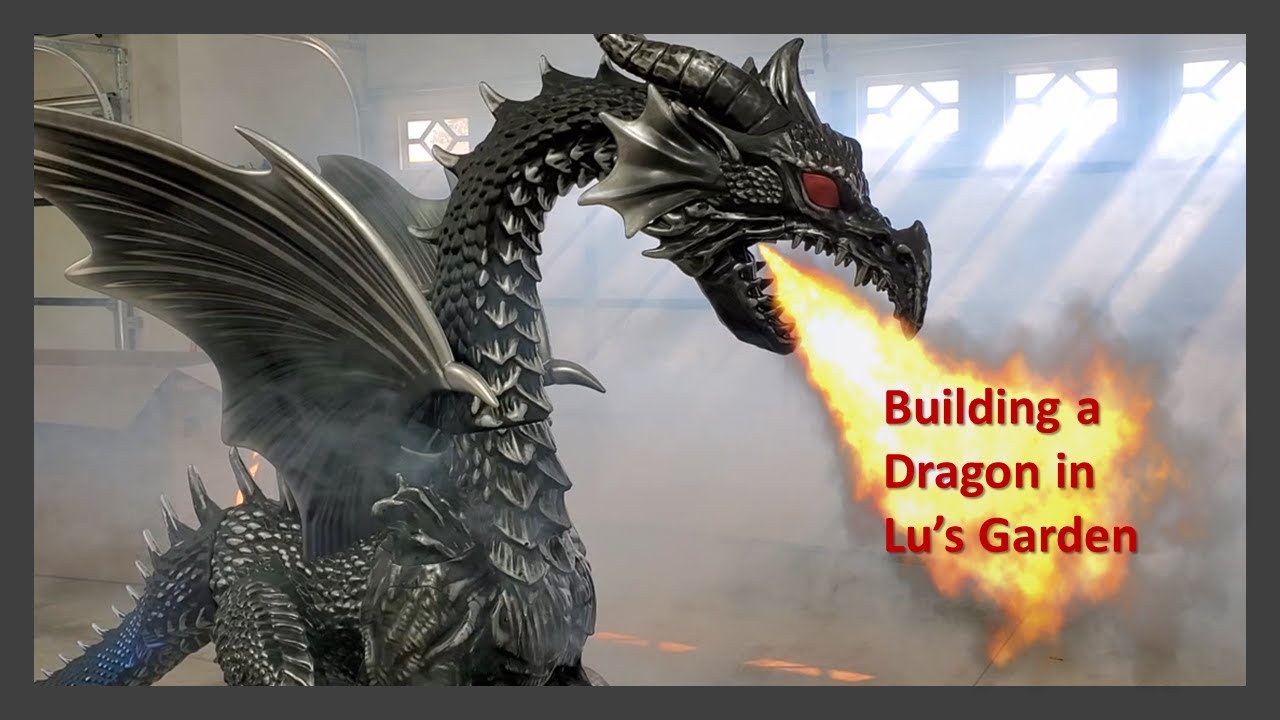 Home Depot Black Silver Dragon Build and Review 2022 Halloween