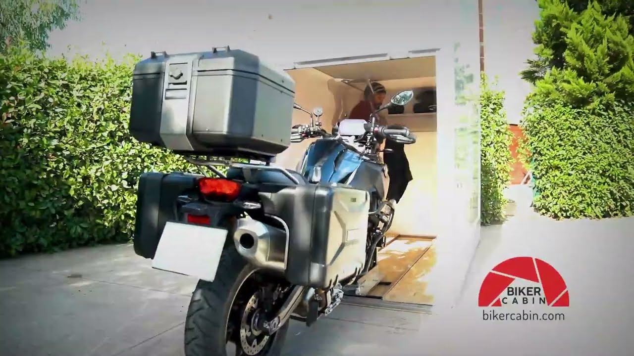 Bikercabin - Your Ultimate Portable Motorcycle Garage