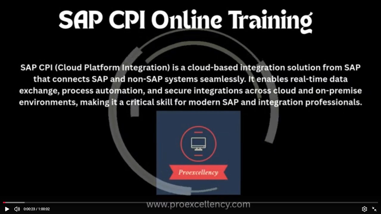 SAP CPI Online Training | Is SAP CPI Worth Learning in 2026?