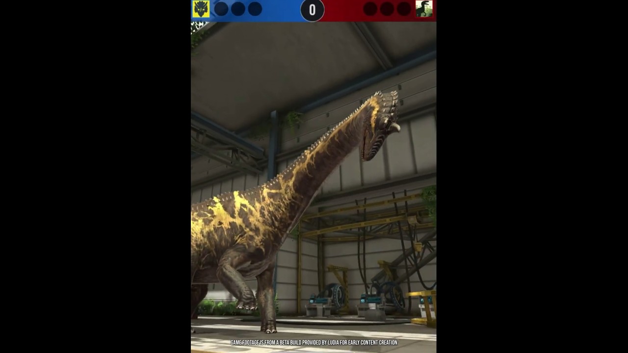 Titanotarkus Debuts with a Tough New Move! Jurassic World Alive
