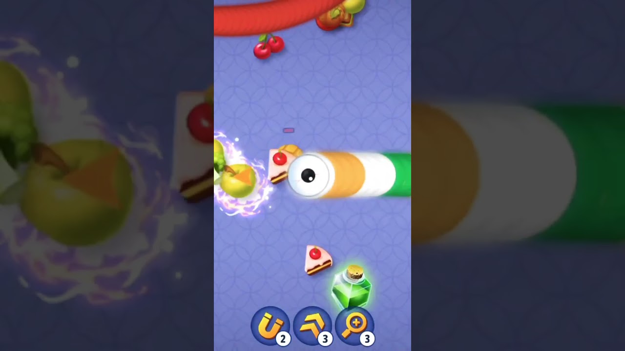 🐛Worms Zone io Viral Snake game.. top 1🐍🥶 #memes #sfm #memebers