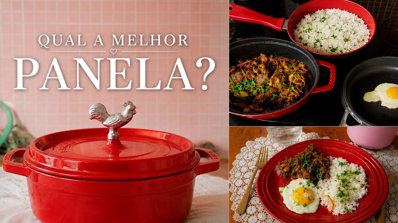 LE CREUSET, STAUB OU POLISHOP,  QUAL &Eacute; A MINHA PREFERIDA???