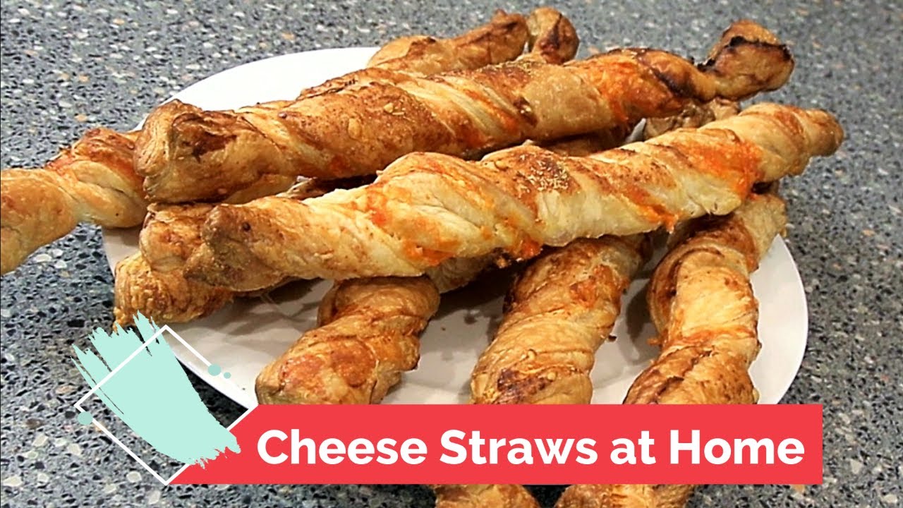 My Cheese Straws how to Recipe Demo at home with ready to go pastry