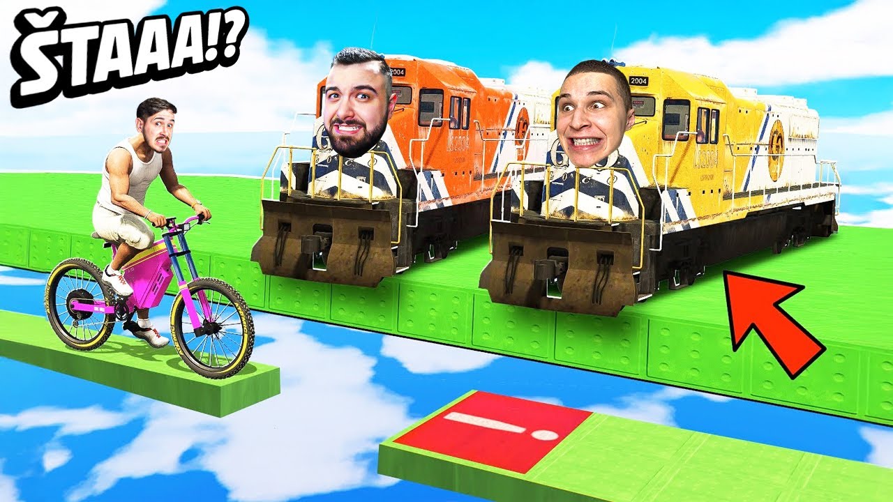 NAJLUĐI IZAZOV IKADA! 😨🚴 PRIJATELJI ME OBARAJU U GTA 5!