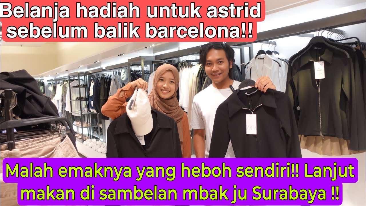 BELANJA UNTUK ASTRID DI TUNJUNGAN PLAZA!! BELI APA AJA YG DIA MAU UNTUK KENANG2AN!! YU YANTI HEBOH!