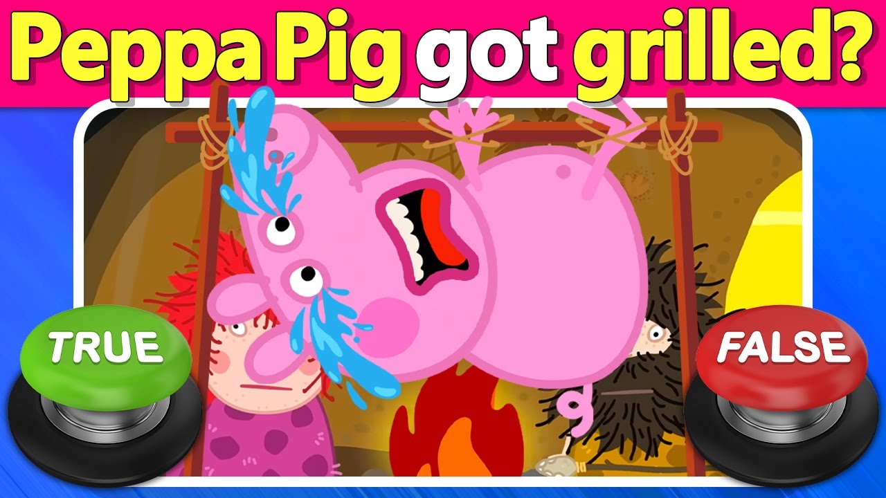 ⭕❌ Peppa Pig: True or False? 🐷 Only Real Fans Will Survive This Quiz! | Quiz DingDong