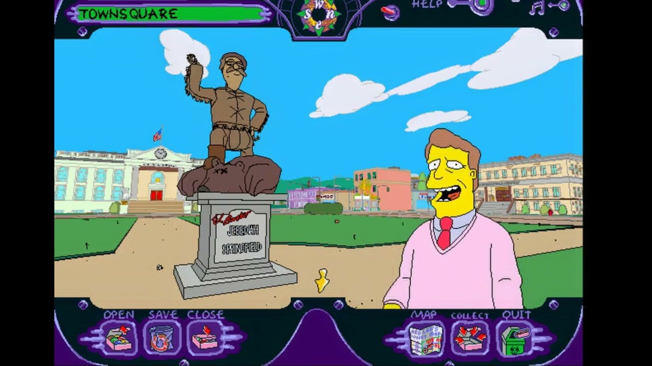 Troy McClure in The Simpsons Virtual Springfield