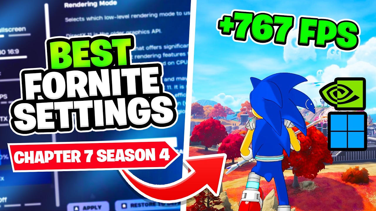 Лучшие настройки Fortnite на ПК! ✅ &mdash; Максимальная видимость, нулевая задержка и больше FPS!
