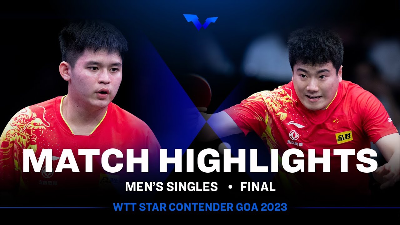 Liang Jingkun vs Lin Shidong | MS Final | WTT Star Contender Goa 2023