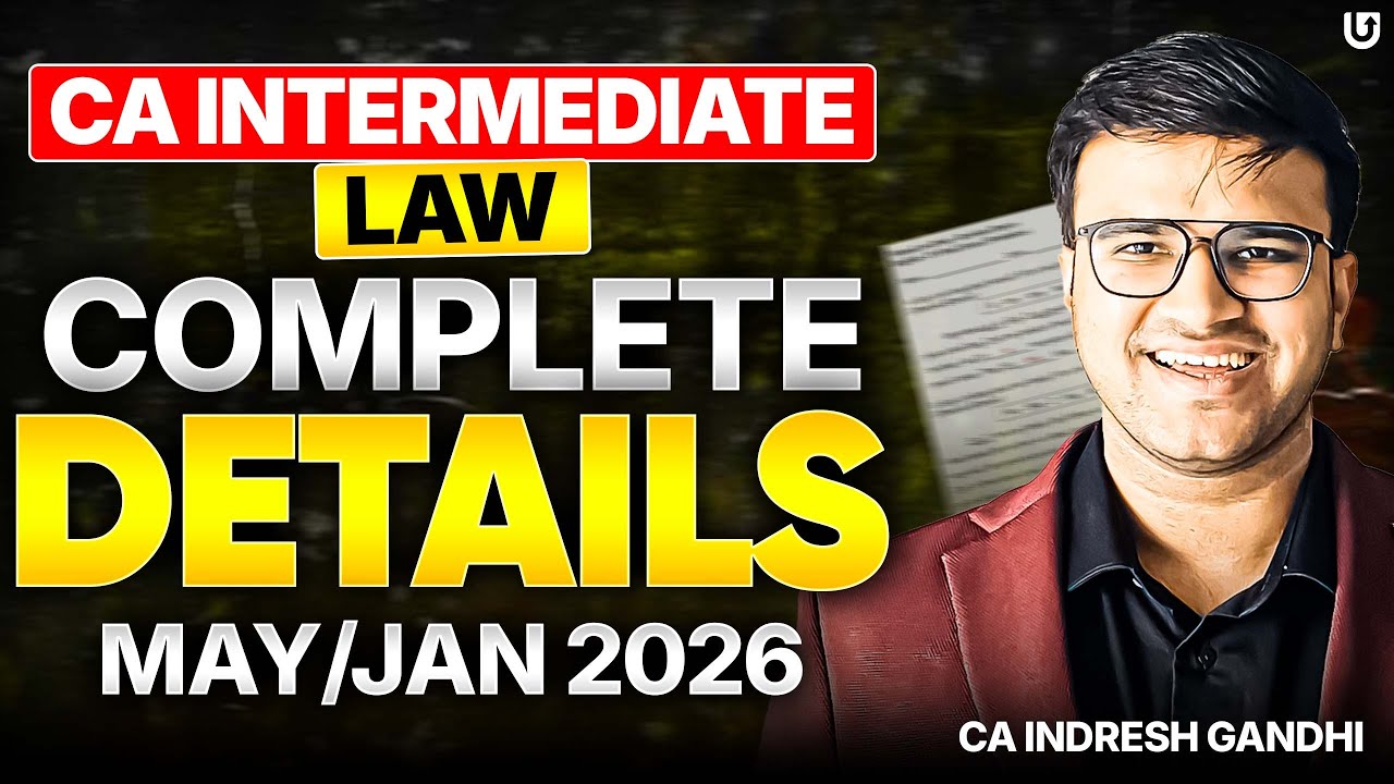 CA Inter Law by Indresh Gandhi - IGSIR complete Details | Teaching style , methods | ICAI CA