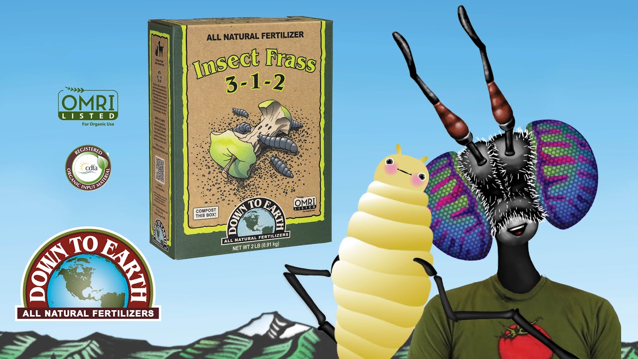 Introducing Down To Earth Insect Frass Fertilizer - a Sustainable Fertilizer for Organic Gardening