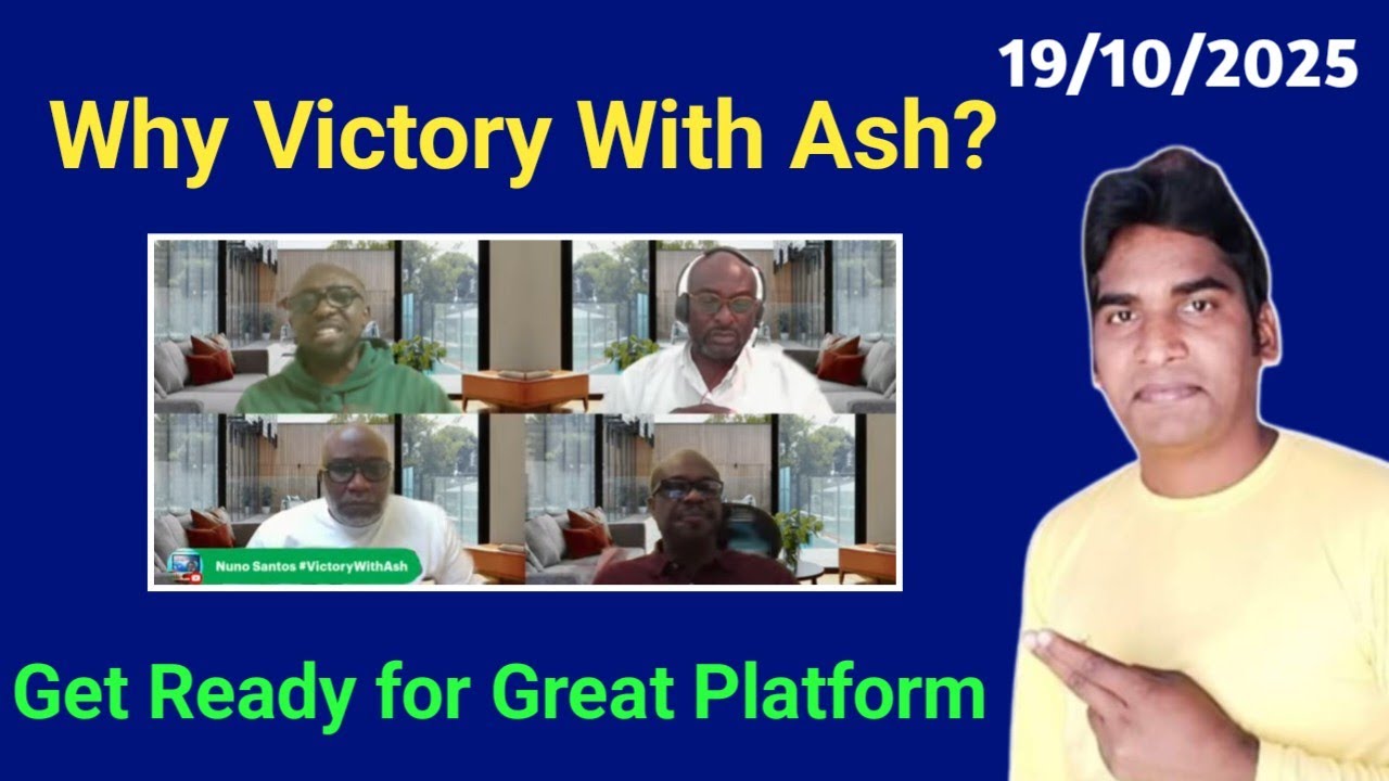 Get Ready for the Great Platform 🔷 Why Victory With Ash🔷Must Watch & Share #VictoryWithAsh