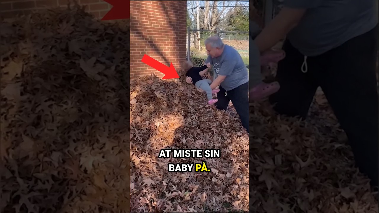 😱 Baby FORSVINDER i En Bunke Blade! 👶🍂
