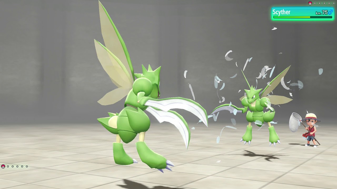 Pok&eacute;mon Let's Go Pikachu Master Trainer Challenge #123   Scyther