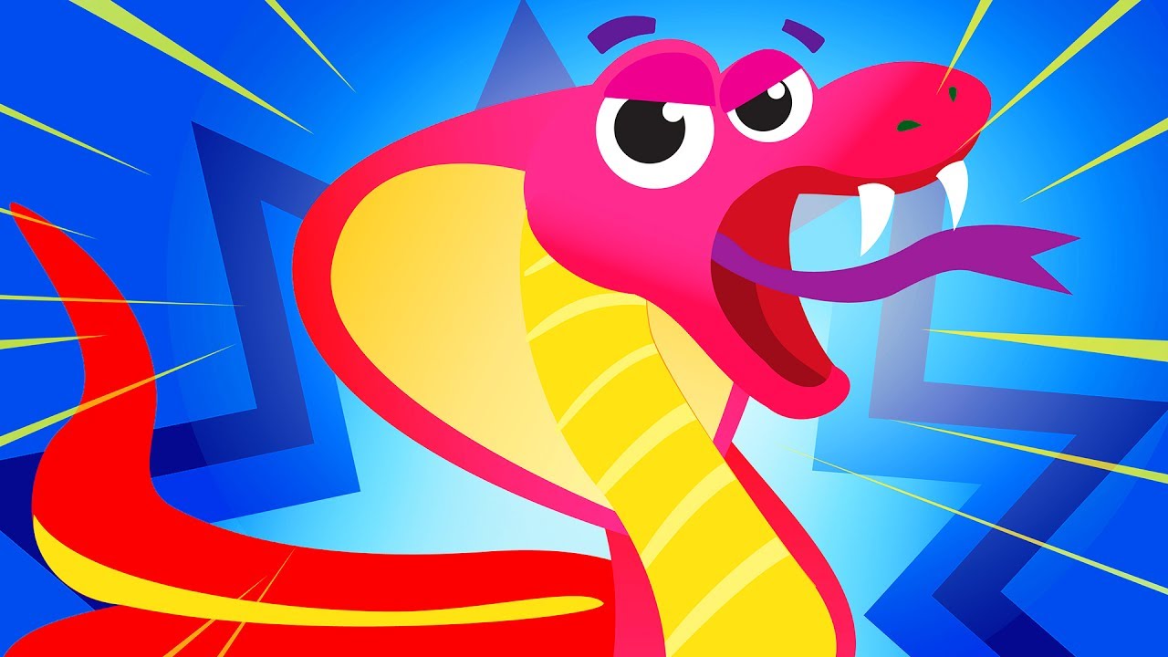 I'm A Slippery Slithering Snake 🔴  Where Is My Tongue? by Little Angel