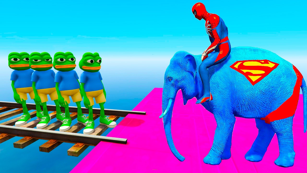GTA 5 Epic Water Ragdolls Spiderman Jumps (Fails) ep. №2161
