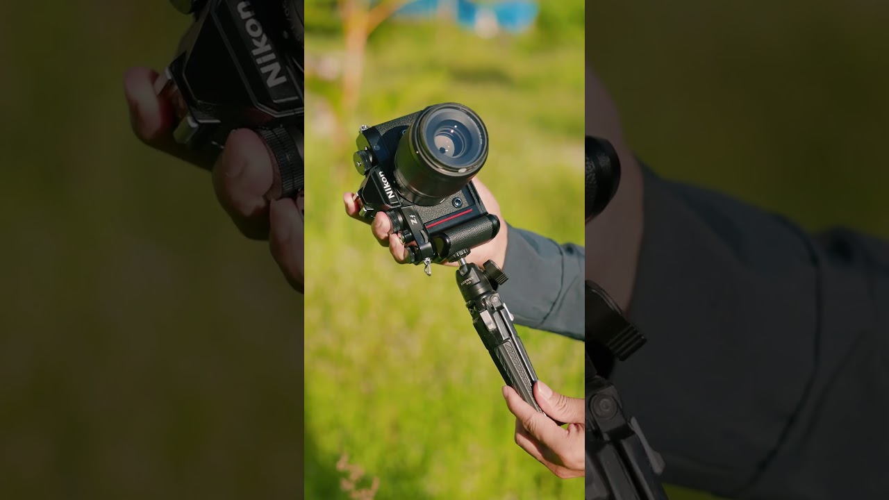 CA063 L-shape grip for Nikon Zf includes a brass shutter button for more satisfying shutter release