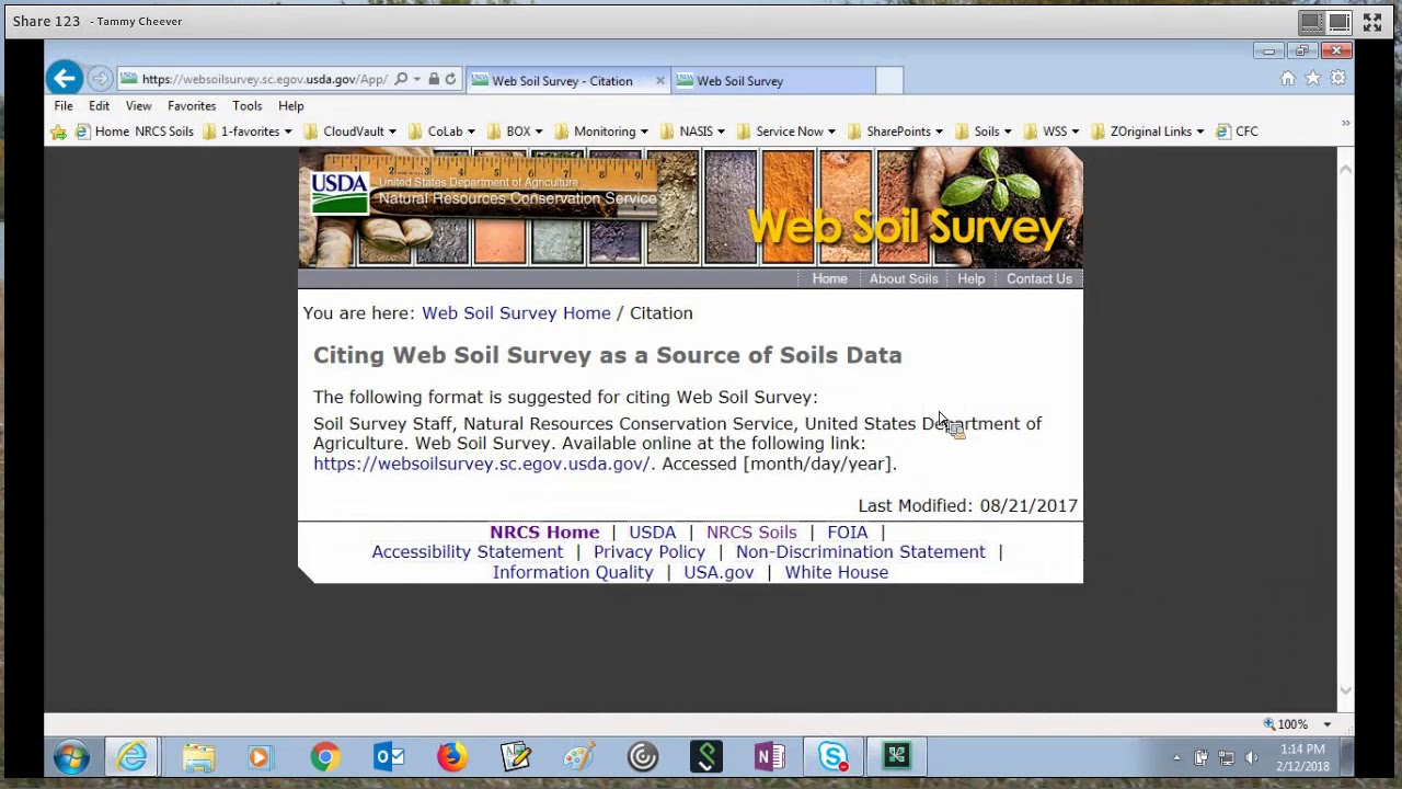 Web Soil Survey - Part 1: Application Access (2/2018)