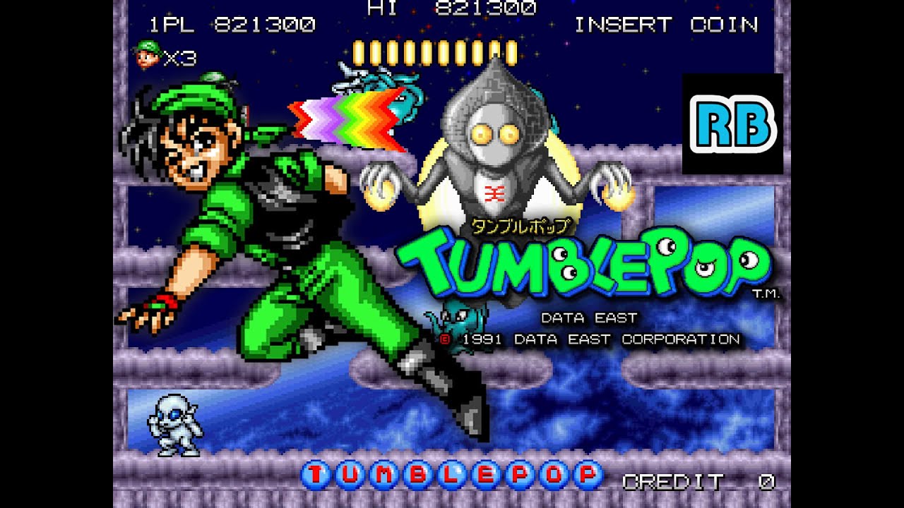 1991 [60fps] Tumble Pop ALL