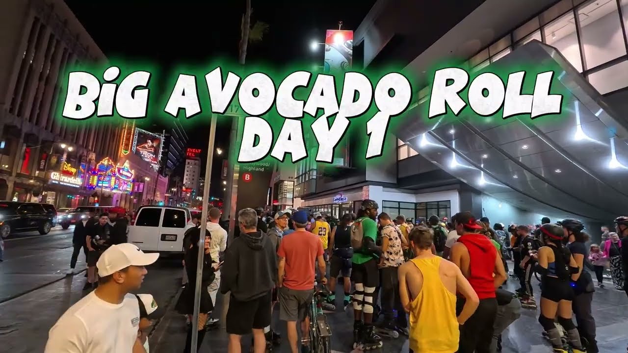 Big Avocado Roll - The Night Skate LA
