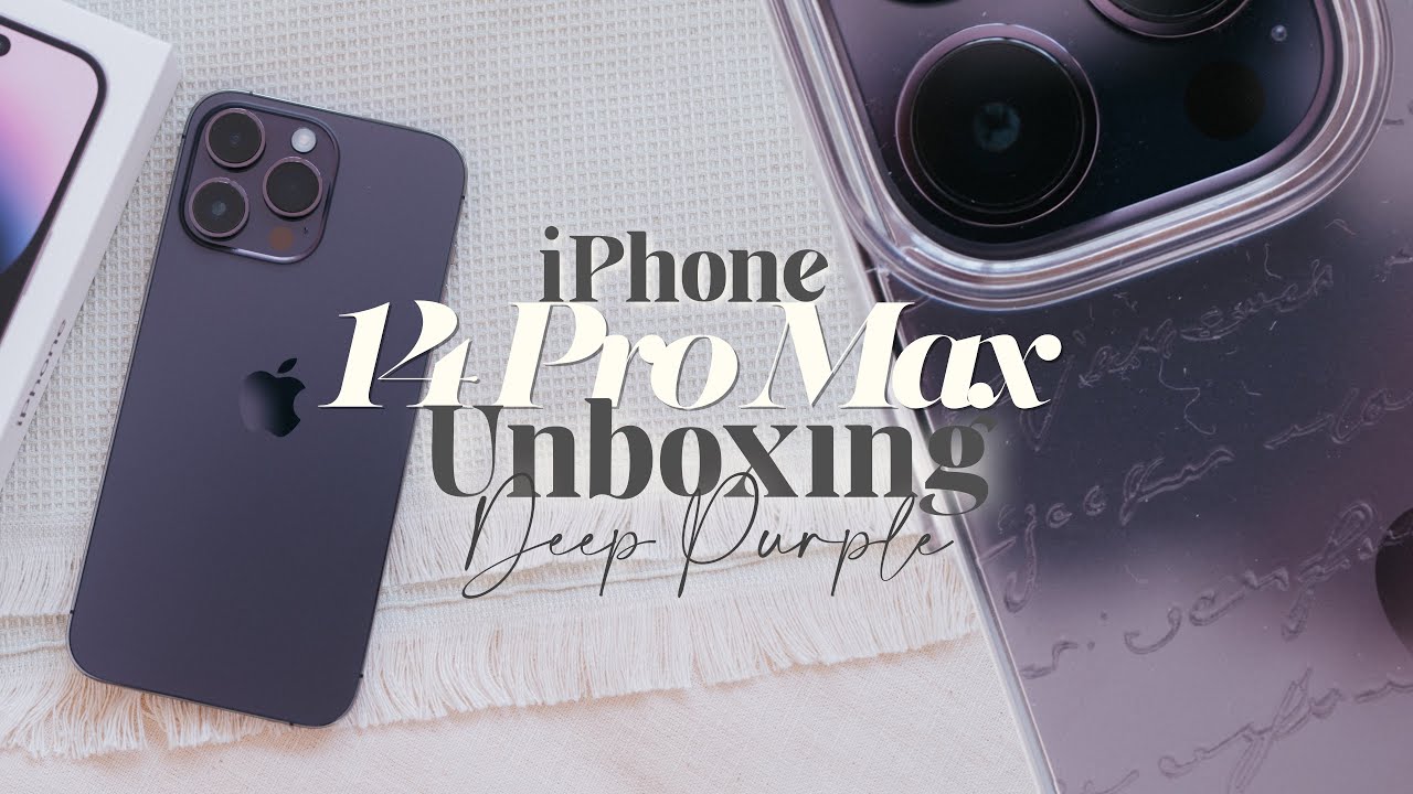 𝐢𝐏𝐇𝐎𝐍𝐄 14 𝐏𝐑𝐎 𝐌𝐀𝐗 / DEEP PURPLE  4K AESTHETIC UNBOXING + ACCESSORIES｜CAMERAGIRLCARMEN