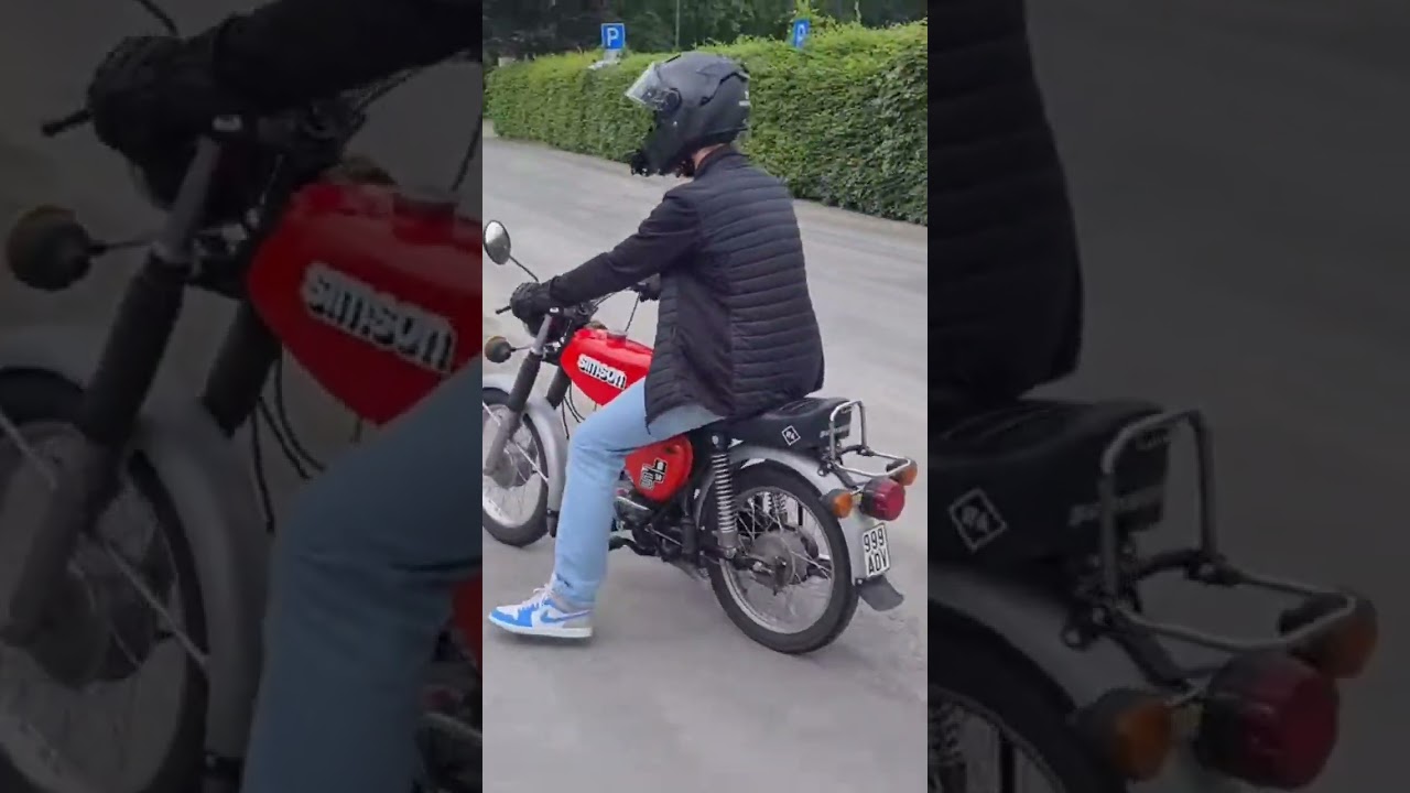 Sein erstes mal Moped fahren - Simson S51
