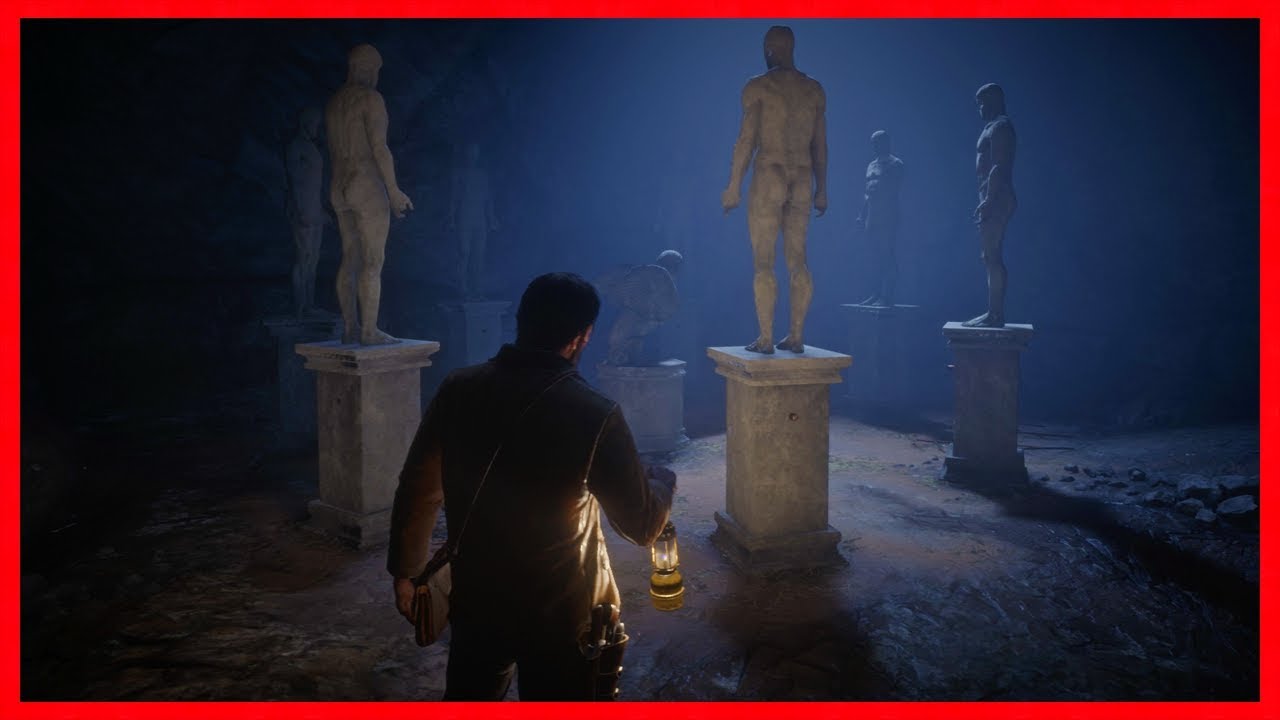Red Dead Redemption 2 &mdash; Как решить головоломку со странными статуями &mdash; Быстрые и легкие деньги &mdash; ...