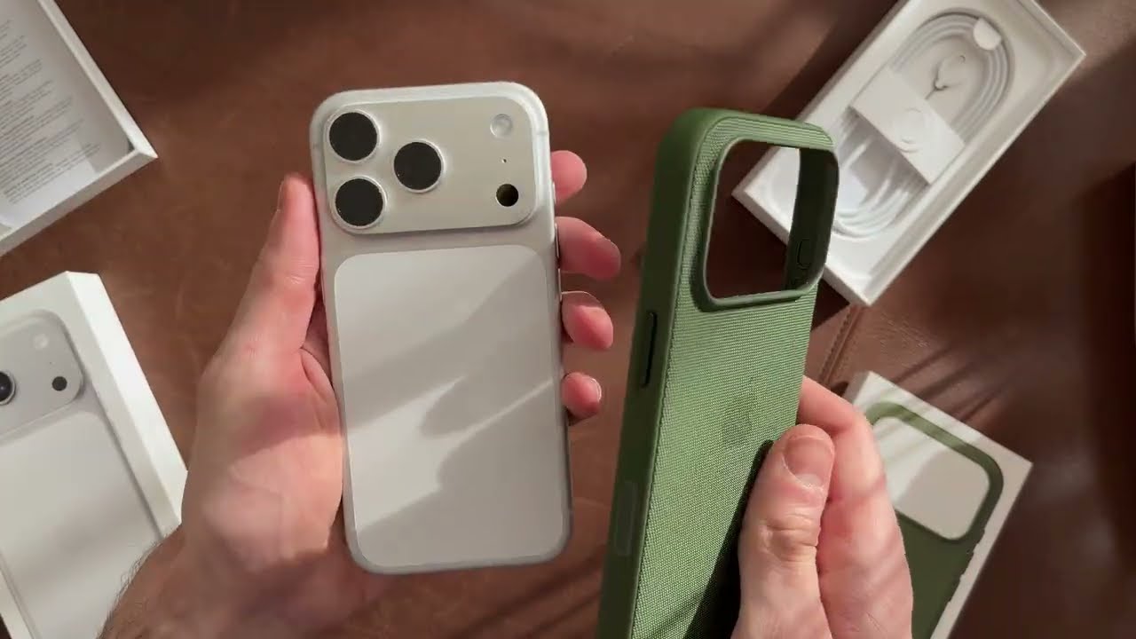 Silent ASMR Unboxing | iPhone 17 Pro + TechWoven Case