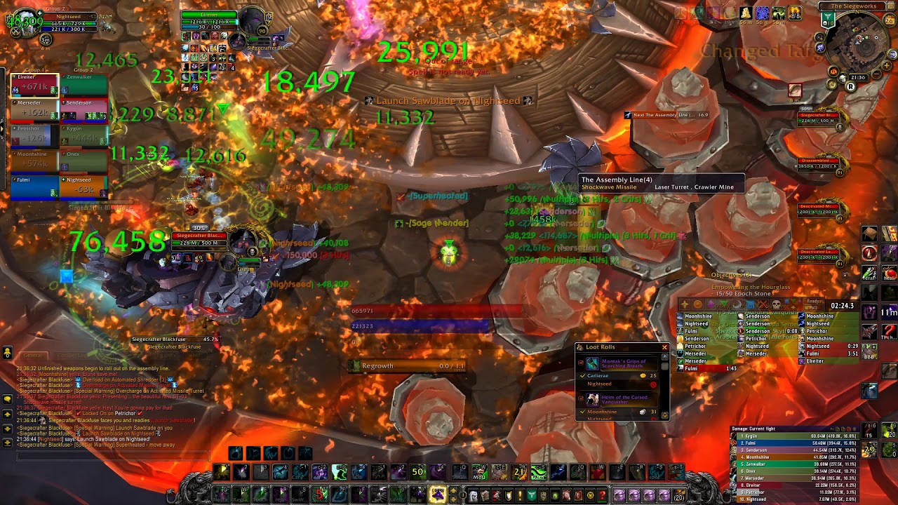 Tauri WoW - Nonsense Team 2 - Siege of Orgrimmar 10 Heroic - Siegecrafter Blackfuse - Resto Druid