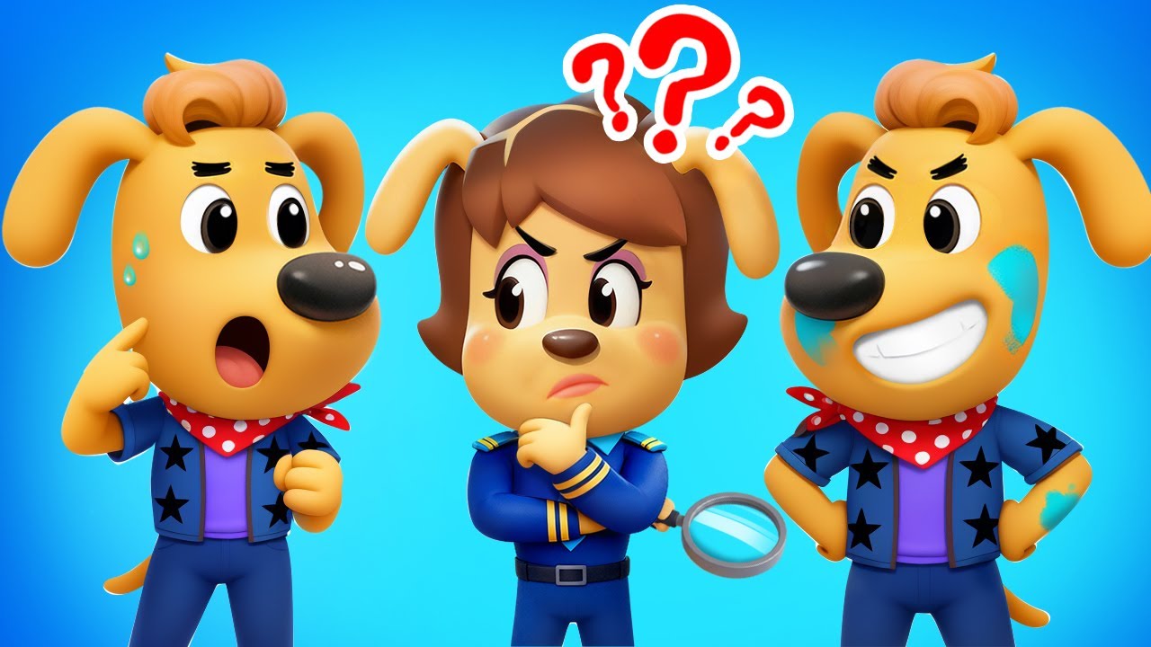 Dos Sheriffs Labrador 🕵️‍♀️ Dibujos Animados 🔍Sheriff Labrador en Español