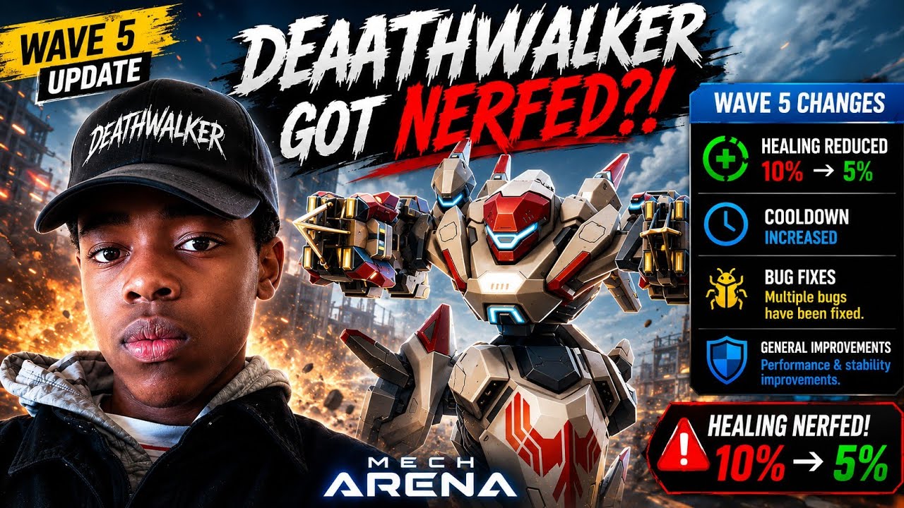 DEATHWALKER NERFED... But NOTHING Changed! 😳 | Mech Arena