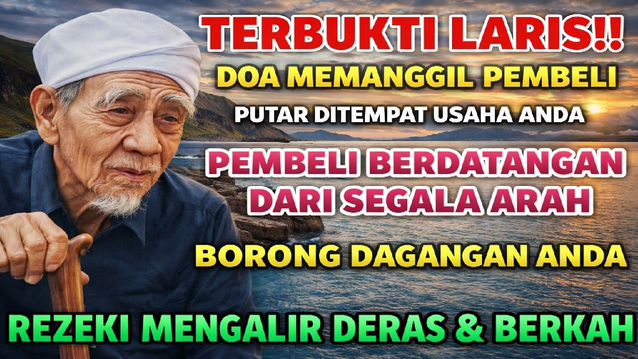 TERBUKTI LARIS ! BERKAH DOA PELARIS DAGANGAN PEMBELI BERDATANGAN DARI SEGALA ARAH BORONG DAGANGAN