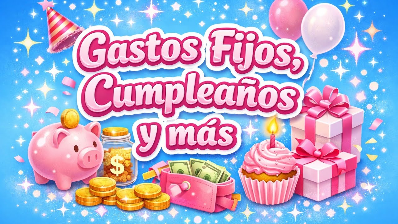  Relleno de Carpeta Gastos Fijos🍀💵 Cumpleaños 🎉🎁  y más de la tercera semana de febrero.