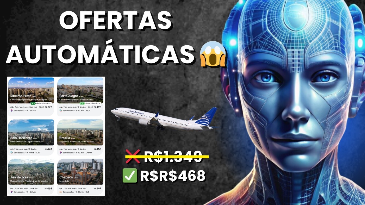 🤖 Usei a IA do Google pra pagar menos na passagem aérea