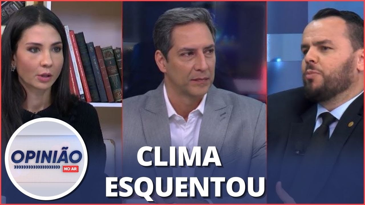 Amanda Klein, Lacombe e deputado discutem medidas restritivas da Covid em São Paulo